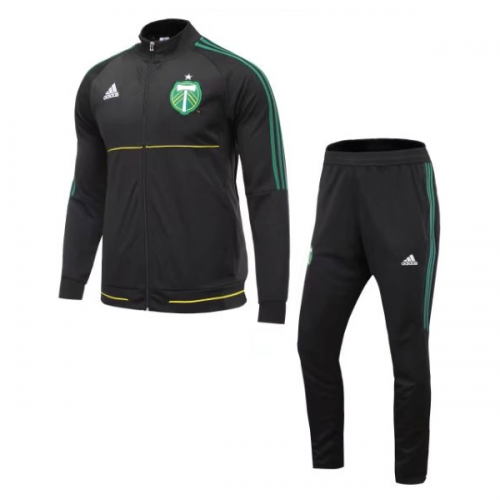 2017-18 Portland Timbers Black Track Jacket with pants